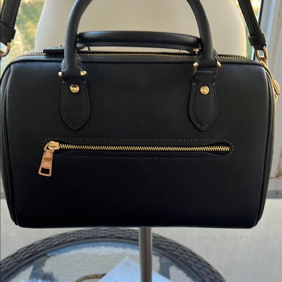 Coach Rowan Black Leather Crossbody Bag - Picture 10 of 11